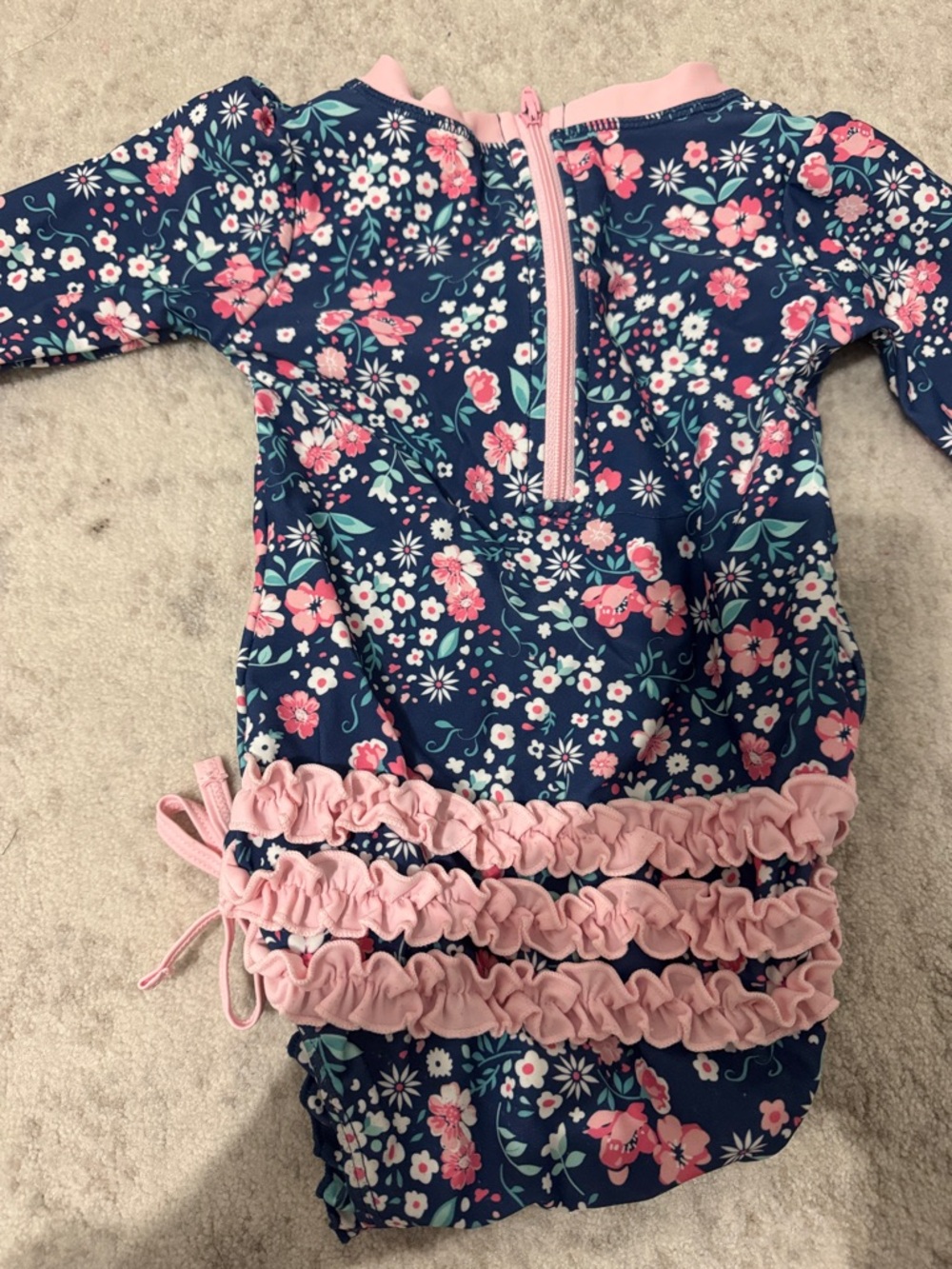 12-18 M Ruffle Butts Bathing Suit - Picture 2 of 3
